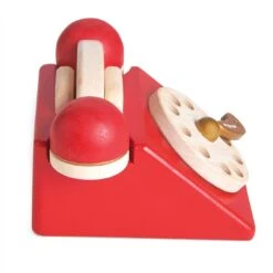 Le Toy Van TV323 Vintage Holz Handy Rollenspiel-Spielzeug, Rotes Design -Trixie Verkäufe le toy van tv323 vintage holz handy rollenspiel spielzeug rotes design 3
