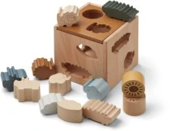 Liewood Gary Puzzle Cube Safari/golden Caramel Multi Mix