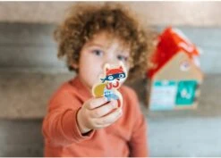 Lilliputiens Hölzernes Riegelhaus -Trixie Verkäufe lilliputiens houten grendelhuis 3