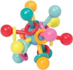 Manhattan Toy Atom Rassel & Beißring Greif Aktivität Baby Spielzeug
