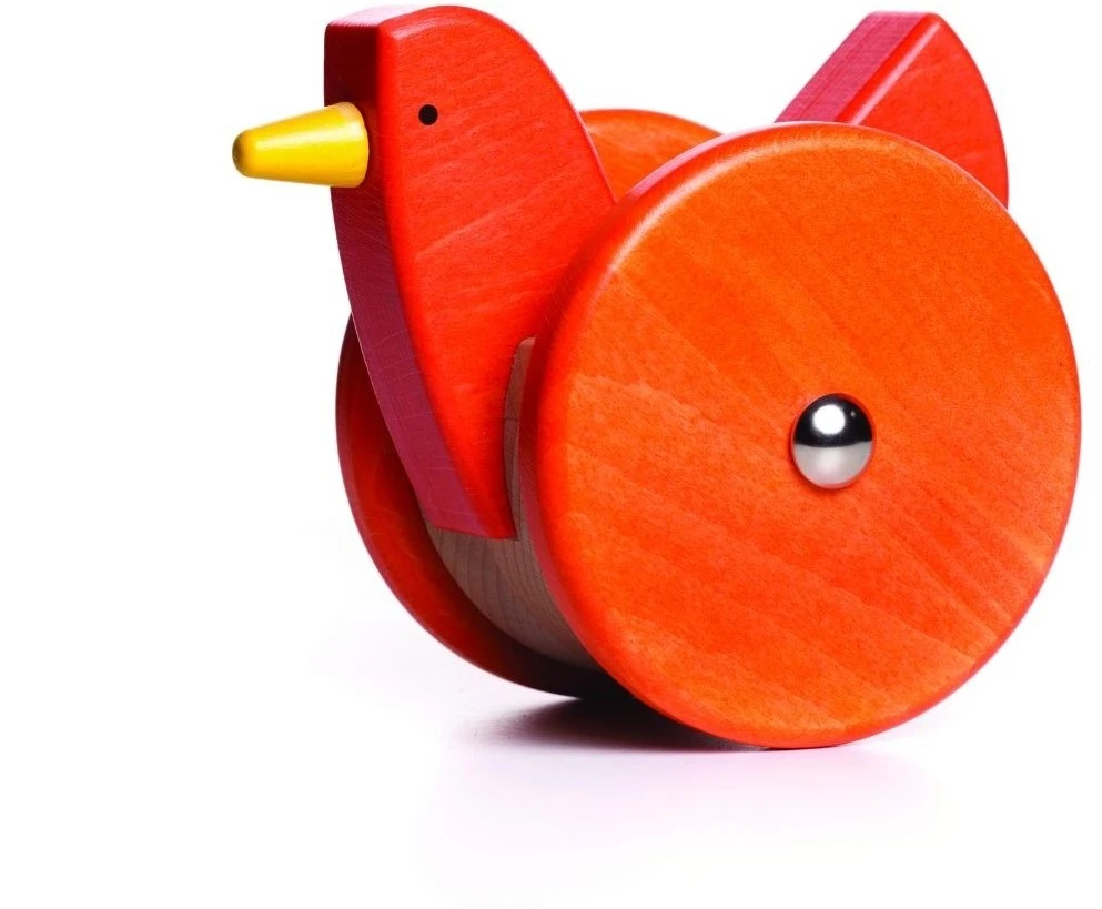 Nachziehtier Ziehtier Holzspielzeug Motorikspielzeug - Wippendes Huhn Blau 1 Nachziehtier Ziehtier Holzspielzeug Motorikspielzeug - Wippendes Huhn Blau