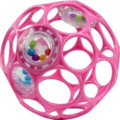 Oball Rammelaar Bal 10 Cm - Roze