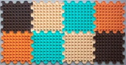 Ortoto Sensory Massage Puzzle Mats Little Pyramids Box 8 Stück