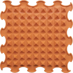 Ortoto Sensory Massage Puzzle Matte Kleine Pyramiden Kürbis Orange