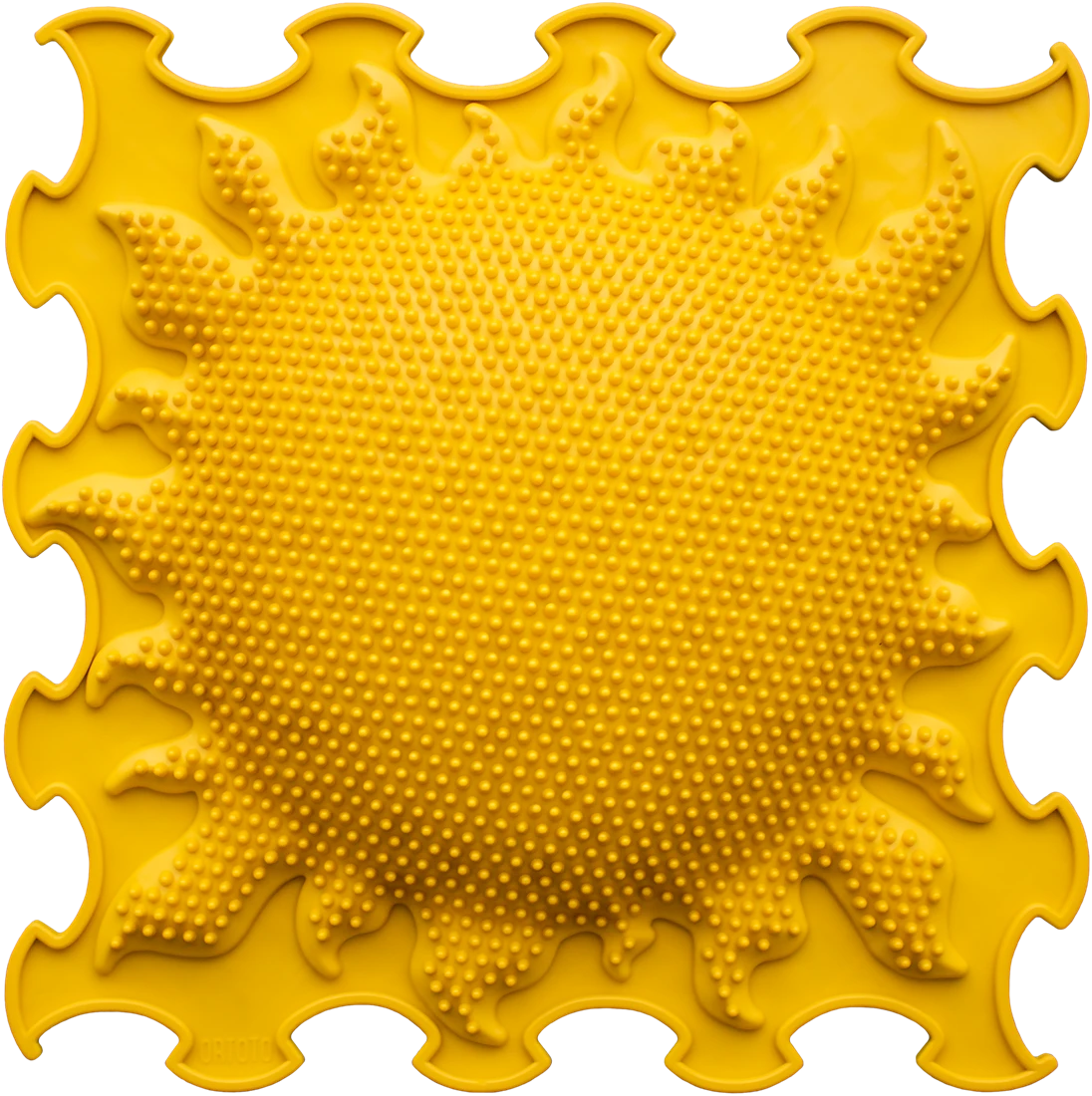 Ortoto Sensory Massage Puzzle Matte Leuchtende Sonne (Halbkugel) Gelb 1 Ortoto Sensory Massage Puzzle Matte Leuchtende Sonne (Halbkugel) Gelb