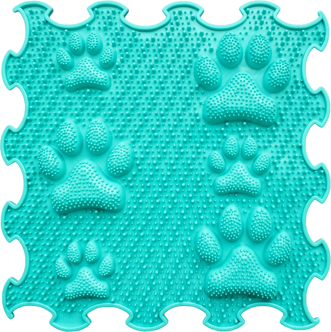 Ortoto Sensory Massage Puzzle Matte Lucky Paws Seetürkis 1 Ortoto Sensory Massage Puzzle Matte Lucky Paws Seetürkis