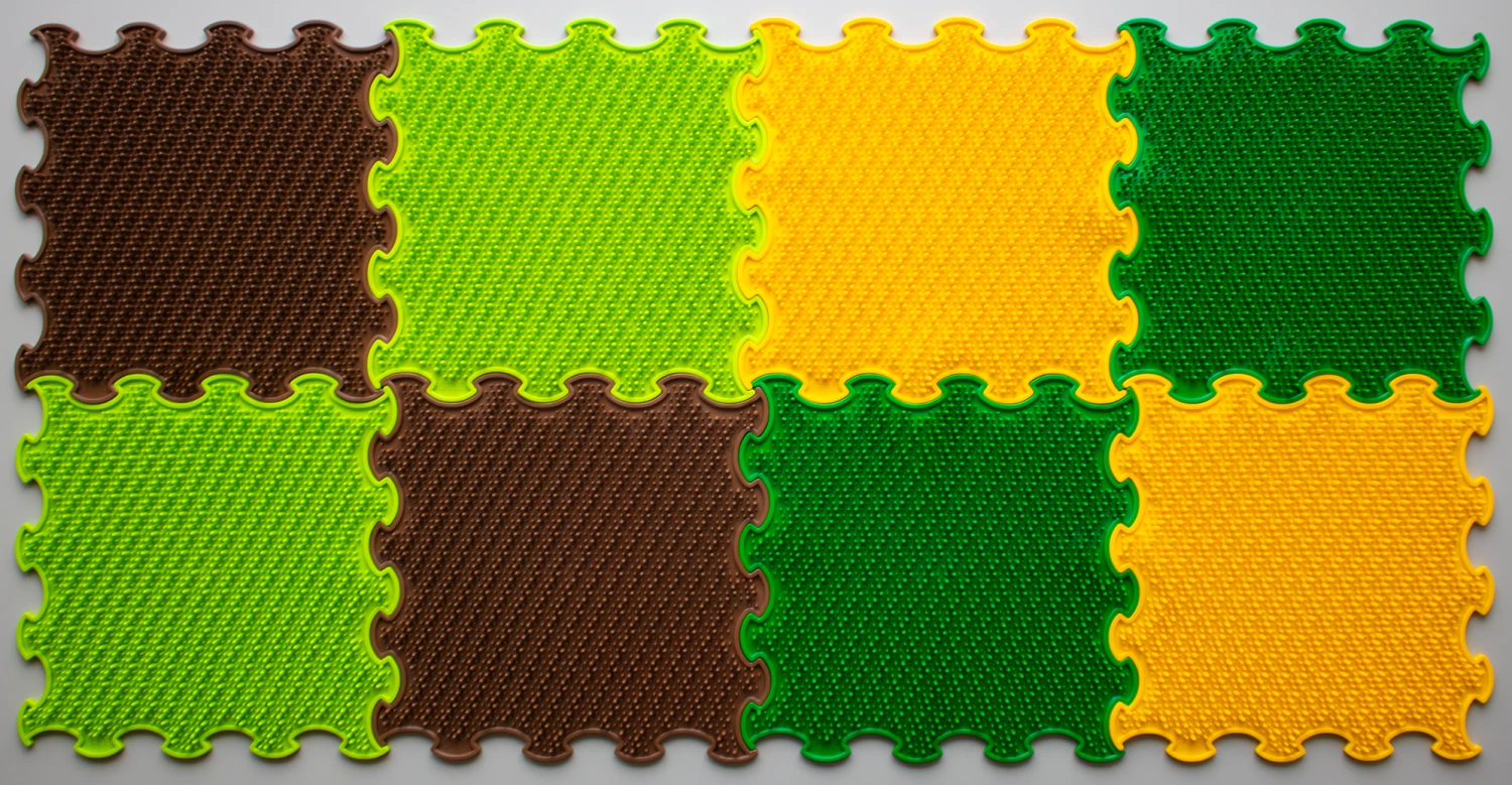 Ortoto Sensory Massage Puzzle Matten Gras Schachtel 8 Stück 1 Ortoto Sensory Massage Puzzle Matten Gras Schachtel 8 Stück