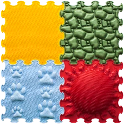 Ortoto Sensory Massage Puzzle Matten Set Fantastic Four 4 Stück