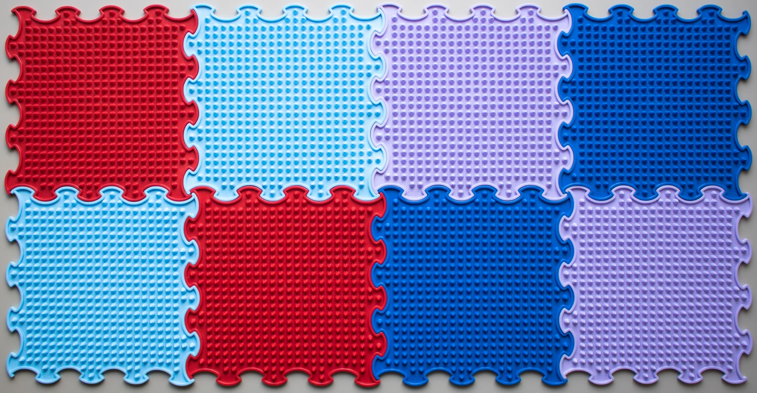 Ortoto Sensory Massage Puzzle Matten Spikes Box 8 Pcs 1 Ortoto Sensory Massage Puzzle Matten Spikes Box 8 Pcs
