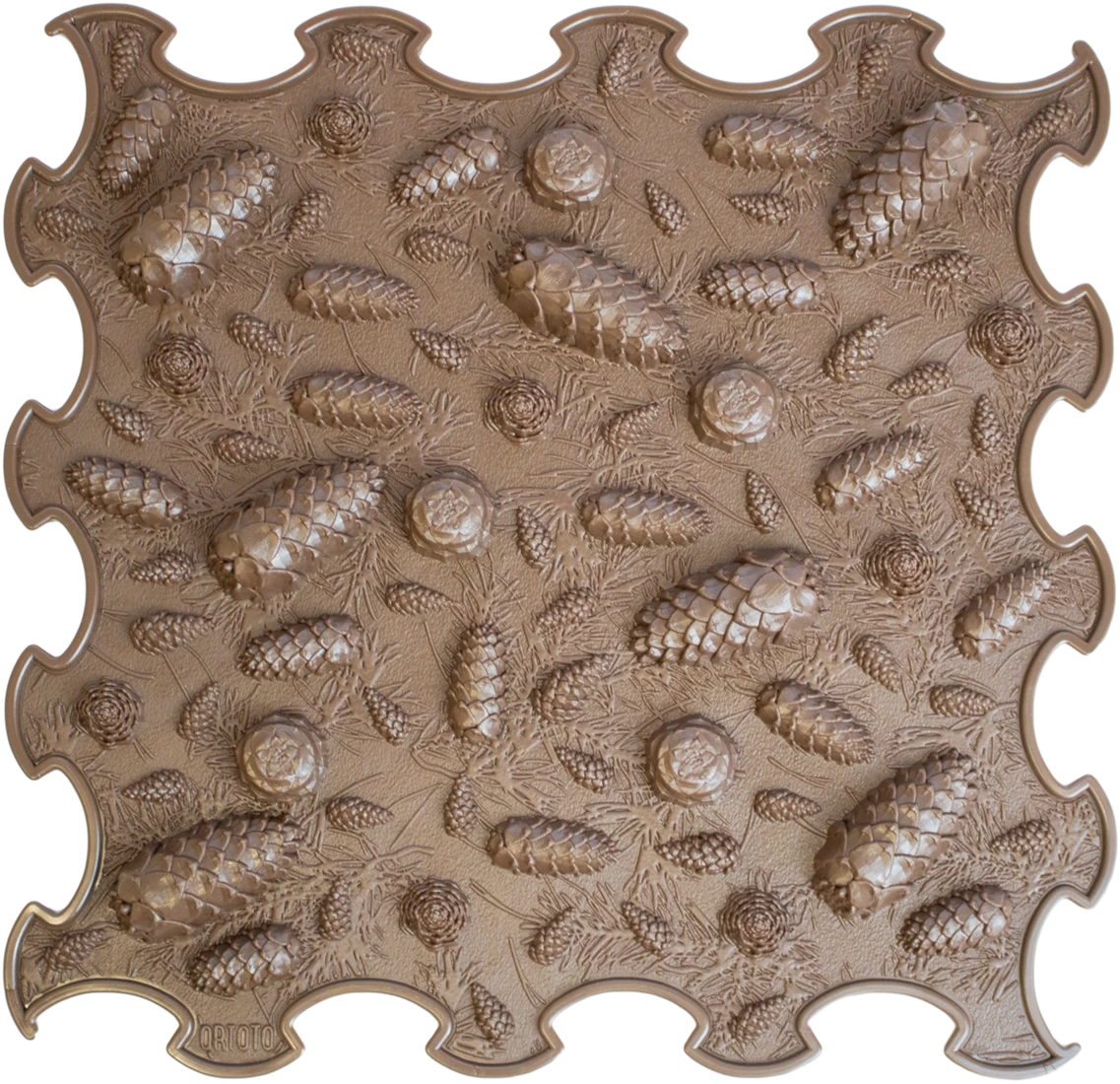 Ortoto Sensory Massage Puzzlematte Pinienzapfen Dunkelschokolade 1 Stück 30x30 Cm 1 Ortoto Sensory Massage Puzzlematte Pinienzapfen Dunkelschokolade 1 Stück 30x30 Cm