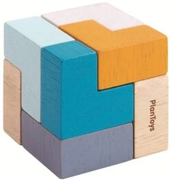 Plan Toys Holzklötze Würfel In Der Dose
