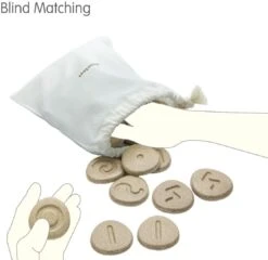 Plan Toys Sensorische Holzbausteine - 24 Stück -Trixie Verkäufe plan toys houten sensorische stenen 24 delig 3