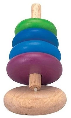 Plan Toys PlanToys Holzspielzeug Ring Stapeln 3 Plan Toys PlanToys Holzspielzeug Ring Stapeln – Bild 3