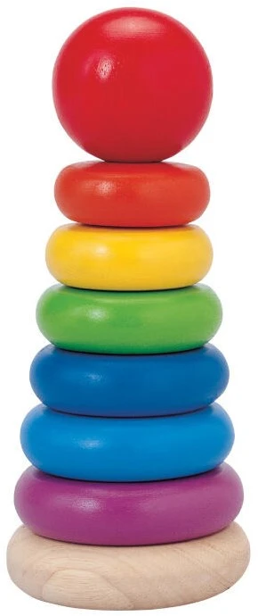 Plan Toys PlanToys Holzspielzeug Ring Stapeln 1 Plan Toys PlanToys Holzspielzeug Ring Stapeln