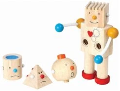 Plan Toys PlanToys Holzspielzeug Roboter Bauen