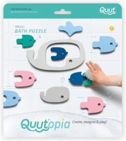 Quut Quutopia Bath Puzzle Whale