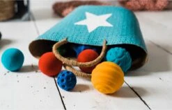 Rubbabu - Set 3 Mini Ballen -Trixie Verkäufe rubbabu set 3 mini ballen 3