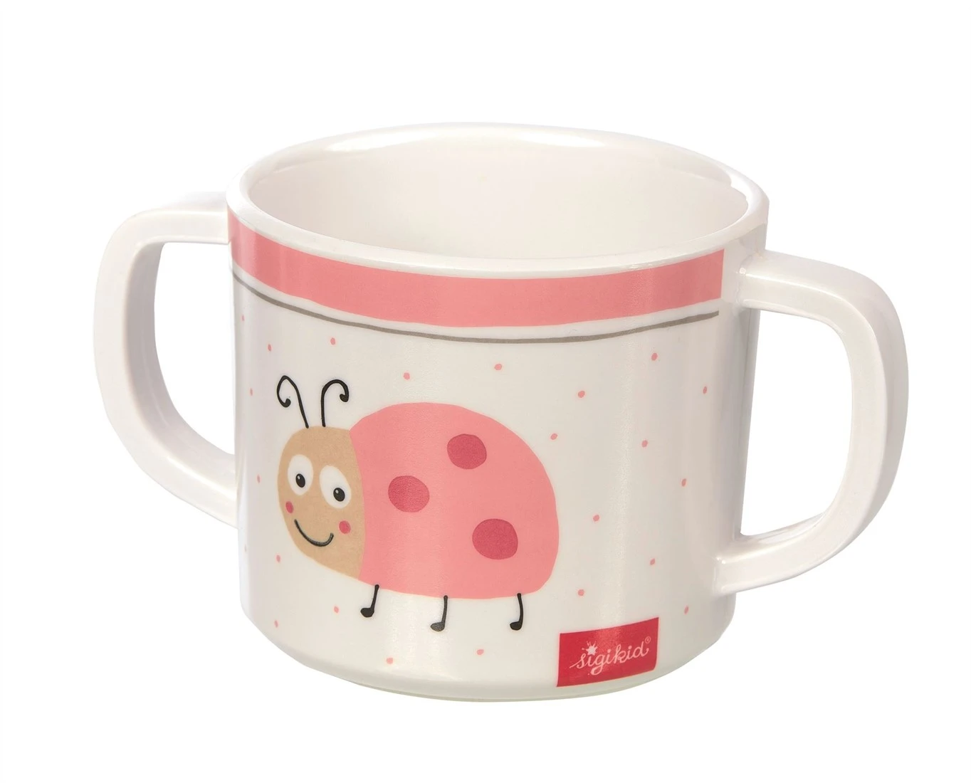 SIGIKID 24978 Melamin Set Marienkäfer Kindergeschirr Mädchen Geschenkset Empfohlen Ab Geburt Rosa 2 SIGIKID 24978 Melamin Set Marienkäfer Kindergeschirr Mädchen Geschenkset Empfohlen Ab Geburt Rosa – Bild 2