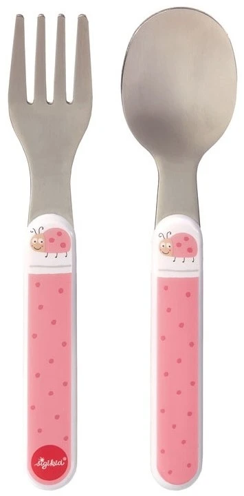 SIGIKID 24978 Melamin Set Marienkäfer Kindergeschirr Mädchen Geschenkset Empfohlen Ab Geburt Rosa 3 SIGIKID 24978 Melamin Set Marienkäfer Kindergeschirr Mädchen Geschenkset Empfohlen Ab Geburt Rosa – Bild 3