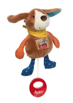 SIGIKID 42487 Mini-Spieluhr Hund Musik Mädchen Und Jungen Babyspielzeug Empfohlen Ab Geburt Mehrfarbig