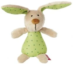 Sigikid Mini-Rassel Hase, Red Stars