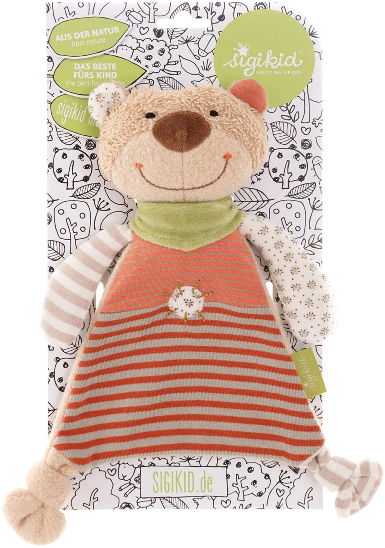 Sigikid Schnuffeltuch Bär, Green 2 Sigikid Schnuffeltuch Bär, Green – Bild 2