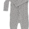 Snoozebaby Anzug Smokey Green Regenbogen - 62/68