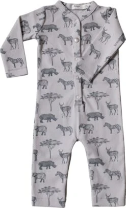 Snoozebaby Anzug Sturmgrau - 50/56