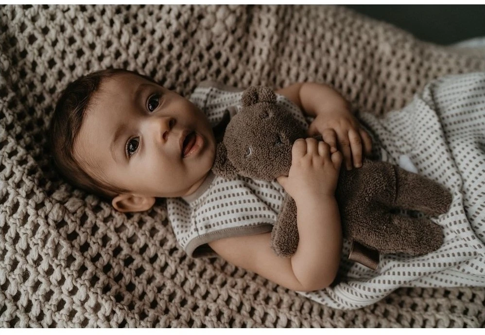 Snoozebaby Bio-Schnuller Schnur Geknotet Stone Beige - 10 Cm 2 Snoozebaby Bio-Schnuller Schnur Geknotet Stone Beige - 10 Cm – Bild 2