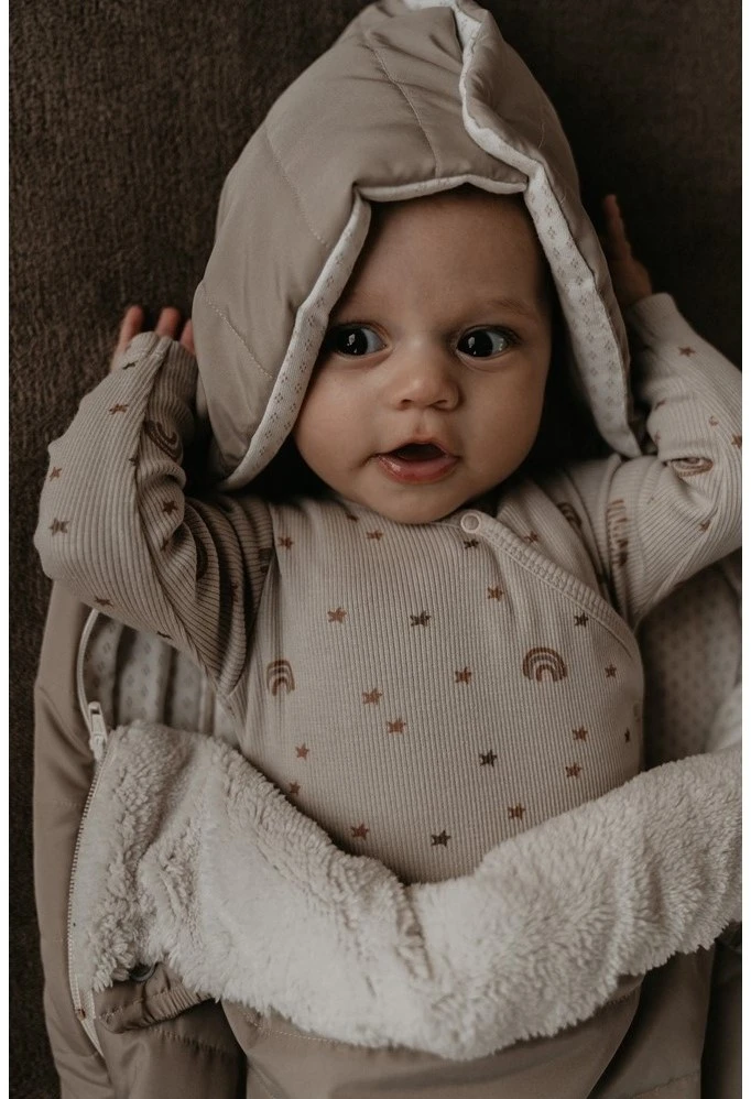 Snoozebaby Bodysuit Bio-Baumwolle Milky Rust Regenbogen - Größe 50-56 3 Snoozebaby Bodysuit Bio-Baumwolle Milky Rust Regenbogen - Größe 50-56 – Bild 3