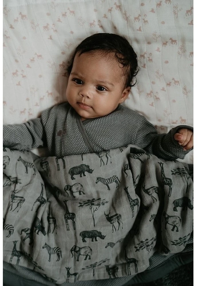 Snoozebaby Decke Kinderbett T.O.G. 2.0 Storm Grey - 75X100cm 2 Snoozebaby Decke Kinderbett T.O.G. 2.0 Storm Grey - 75X100cm – Bild 2