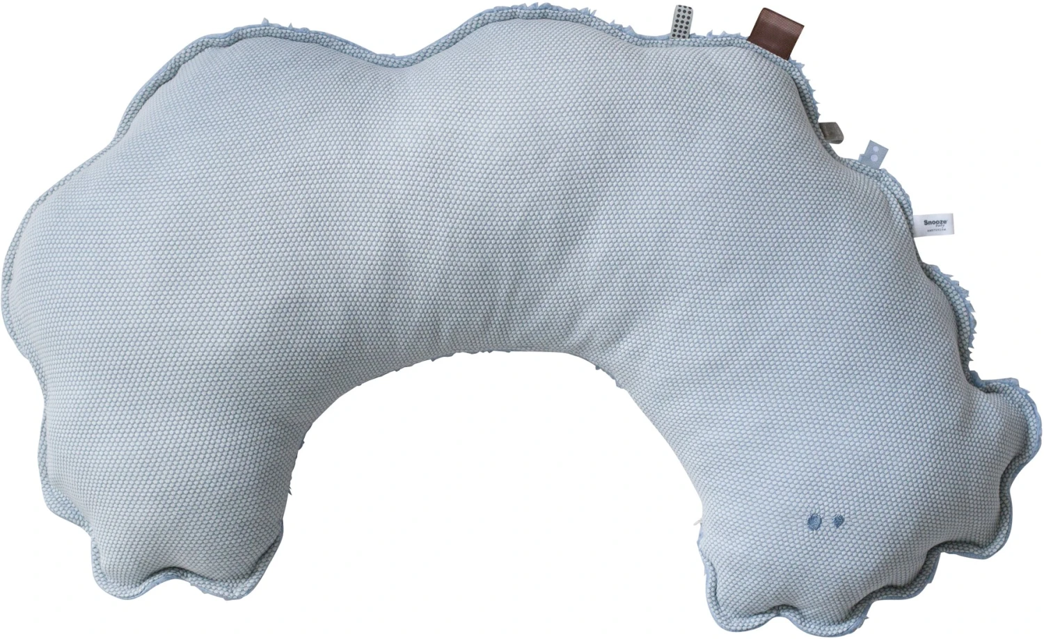 Snoozebaby Fütterungskissen Fresh Blue - 75 X 20 X 15 Cm 1 Snoozebaby Fütterungskissen Fresh Blue - 75 X 20 X 15 Cm