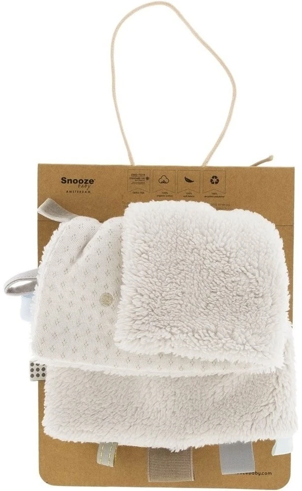Snoozebaby Kuscheltier Sweet Dreaming Stone Beige - 25 X 25cm GOTS 2 Snoozebaby Kuscheltier Sweet Dreaming Stone Beige - 25 X 25cm GOTS – Bild 2
