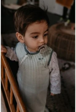 Snoozebaby Schlafanzug ärmellos TOG 1.0 Smokey Green - 9-24 Monate