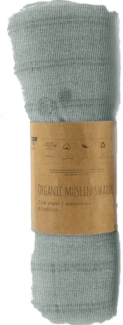 Snoozebaby Swaddle Kinderbett Smokey Green - 80x80 Cm 1 Snoozebaby Swaddle Kinderbett Smokey Green - 80x80 Cm