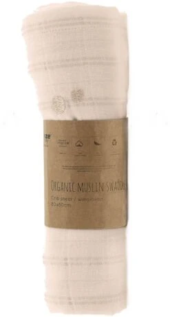 Snoozebaby Swaddle Krippe Milky Rust - 80x80 Cm