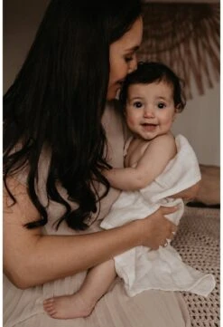 Snoozebaby Swaddle Krippe Stone Beige - 80x80 Cm