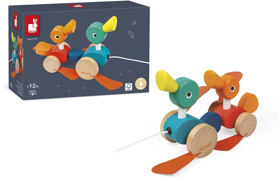 Janod Stapelspiel Entenfamilie 3 Janod Stapelspiel Entenfamilie – Bild 3