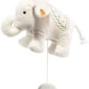 Steiff Little Elephant Music Box, White -Trixie Verkäufe steiff little elephant music box white