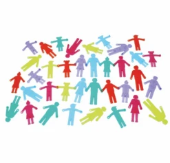 TickiT 54513 Silishapes Menschenkettenmodell (36-teilig)