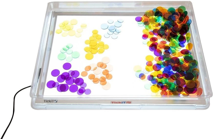 TickiT 72046 Abdeckplatte Für Lichttafel, DIN A3, Kunststoff, Transparent 1 TickiT 72046 Abdeckplatte Für Lichttafel, DIN A3, Kunststoff, Transparent