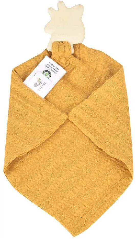 Tikiri Giraffe, Schnuffeltuch Mit Zahnungshilfe Aus Naturkautschuk, Für Babys Und Kinder Ab 0+ Monaten, 15cm TR-97008 3 Tikiri Giraffe, Schnuffeltuch Mit Zahnungshilfe Aus Naturkautschuk, Für Babys Und Kinder Ab 0+ Monaten, 15cm TR-97008 – Bild 3