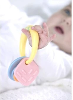 Tolo 80039 - Baby Theething Shapes Rattle - Beissring Und Rassel, 13 X 6 X 8 Cm