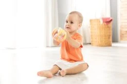 Tolo Gripper Rattle Baby Toy -Trixie Verkäufe tolo baby grijp rammelaar pastelkleur