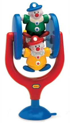 Tolo Classic Tischspielzeug Mit Saugnapf - Spinnende Clowns