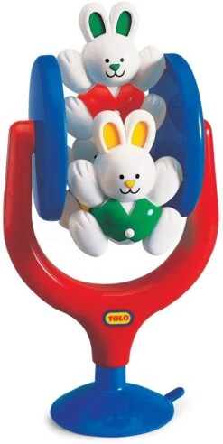 Tolo Classic Tischspielzeug Mit Saugnapf - Spinning Bunnies