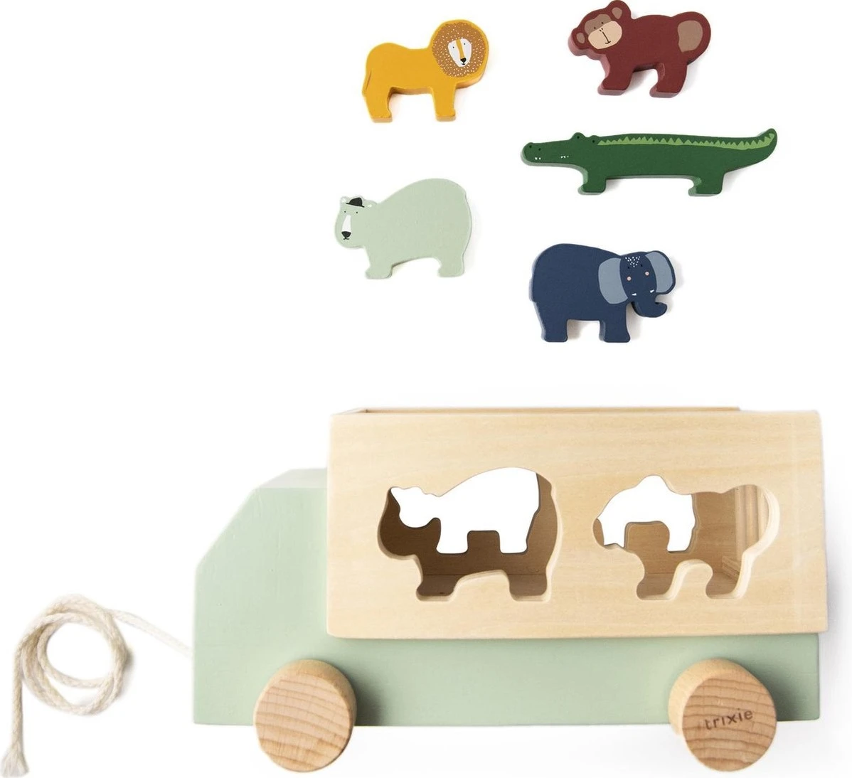 Trixie Holz-LKW Mit Tieren 2 Trixie Holz-LKW Mit Tieren – Bild 2