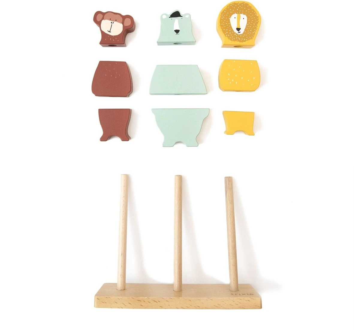 Trixie Holz Stapel-Puzzle 2 Trixie Holz Stapel-Puzzle – Bild 2
