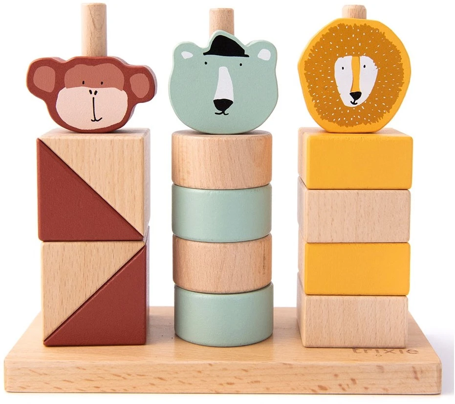 Trixie Holz Stapel-Spiel Mit Tieren 1 Trixie Holz Stapel-Spiel Mit Tieren
