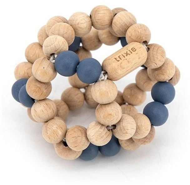 Trixie Holzperlen Ball - Blau 1 Trixie Holzperlen Ball - Blau